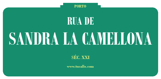 cartel_de_rua-de-SANDRA LA CAMELLONA_en_oporto